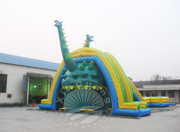 上海恐龙充气水滑梯